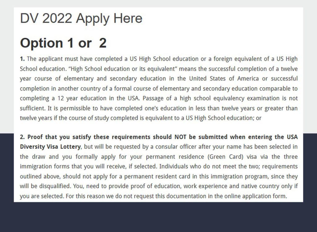 DV Lottery