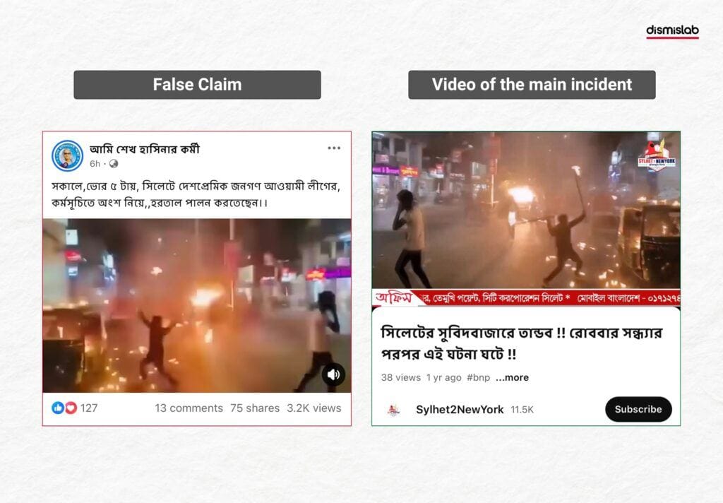 False Claims Amid Awami League’s Hartal Program