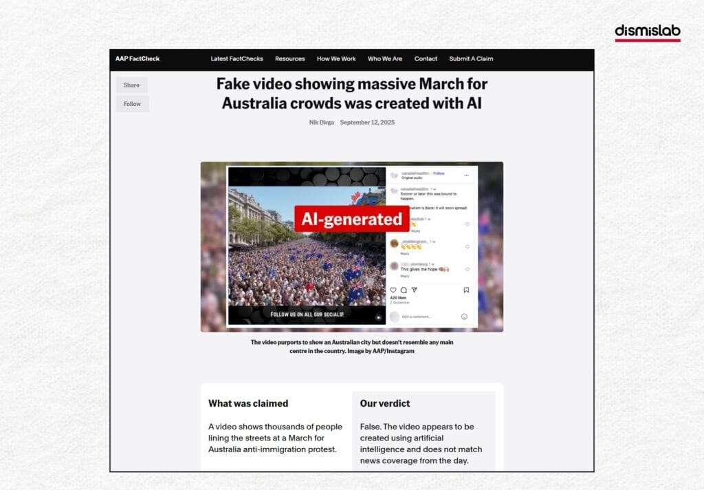 Faking rally with AI