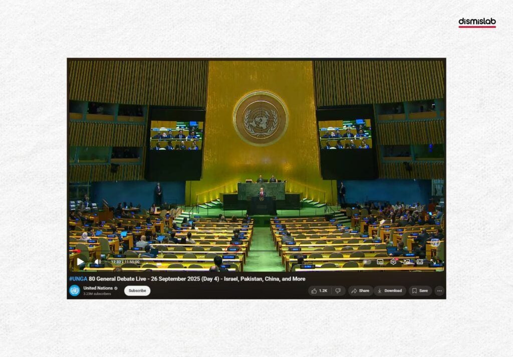 Bangladeshi delegates were not present during Netanyahu’s UN speech factcheck