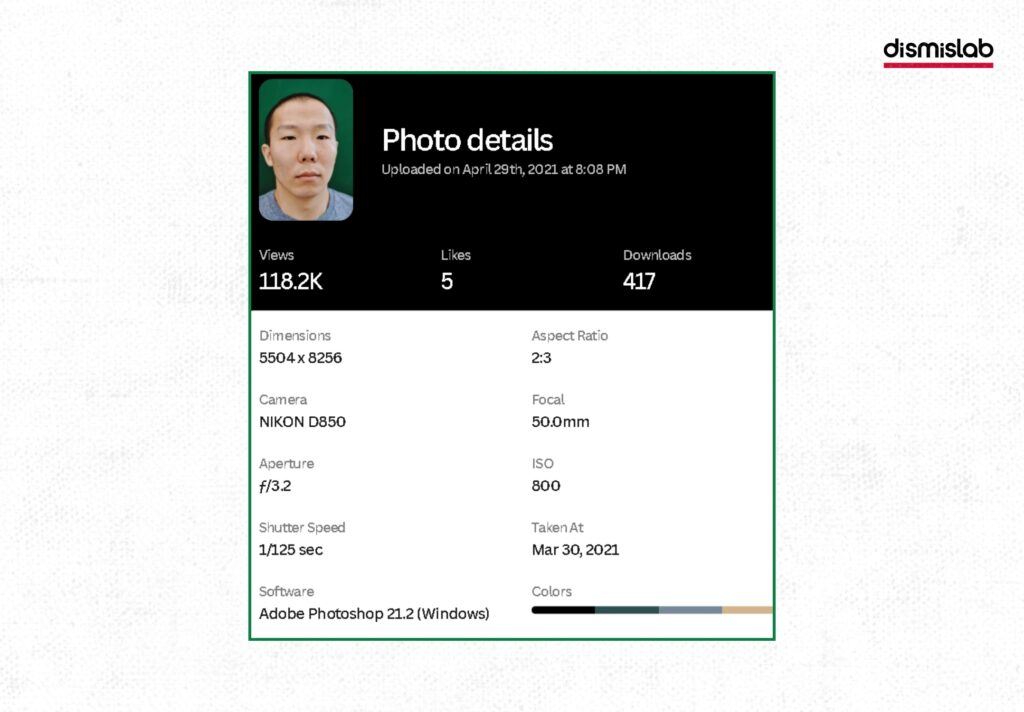 Fact-check: stock photo of a male model falsely shared online as an indigenous youth posing as a Chinese man in Kishoreganj