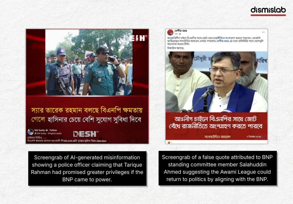 misinformation circulated to vilify BNP