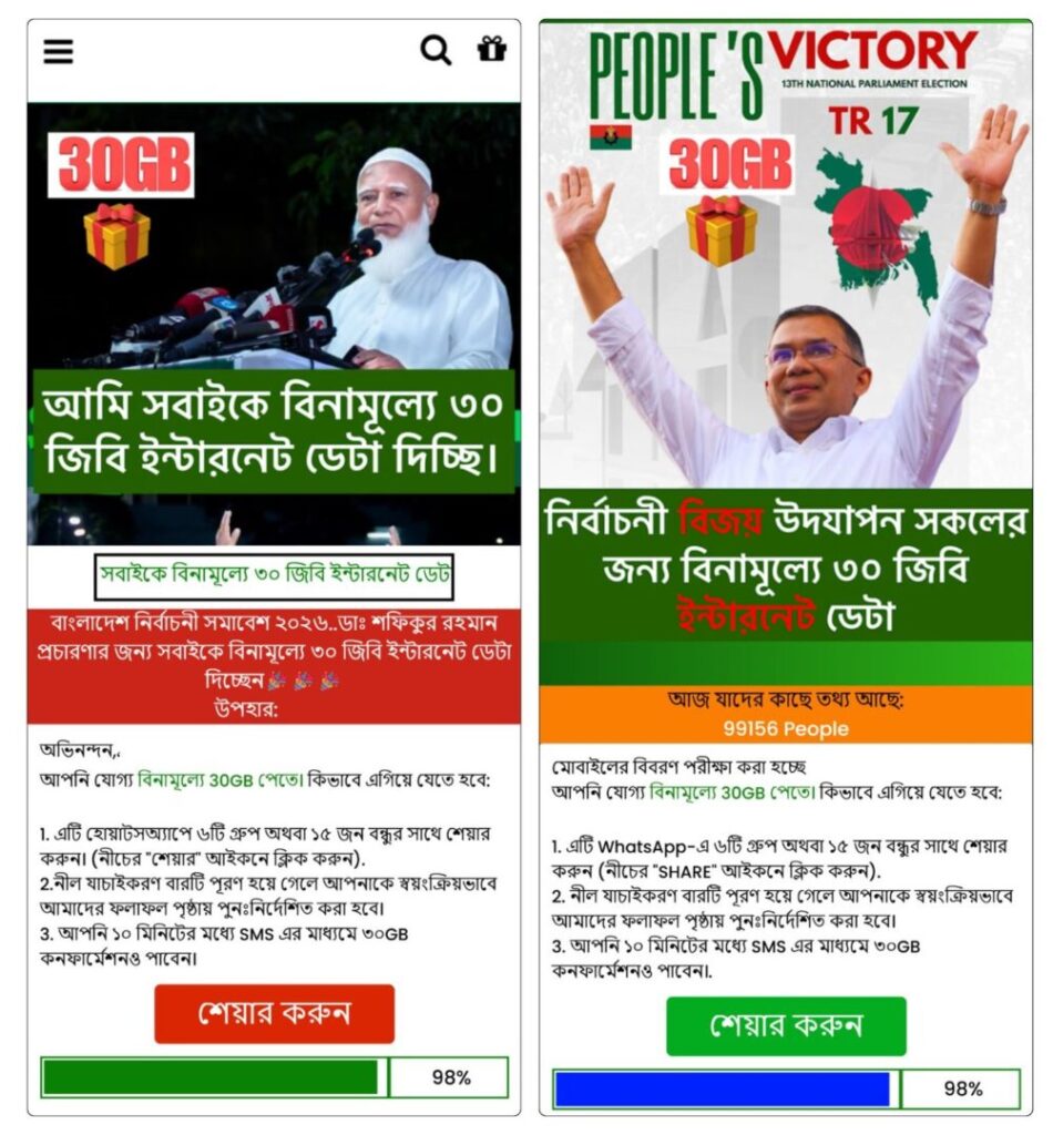 Deceptive scheme targets elections in Bangladesh to earn from affiliate marketing