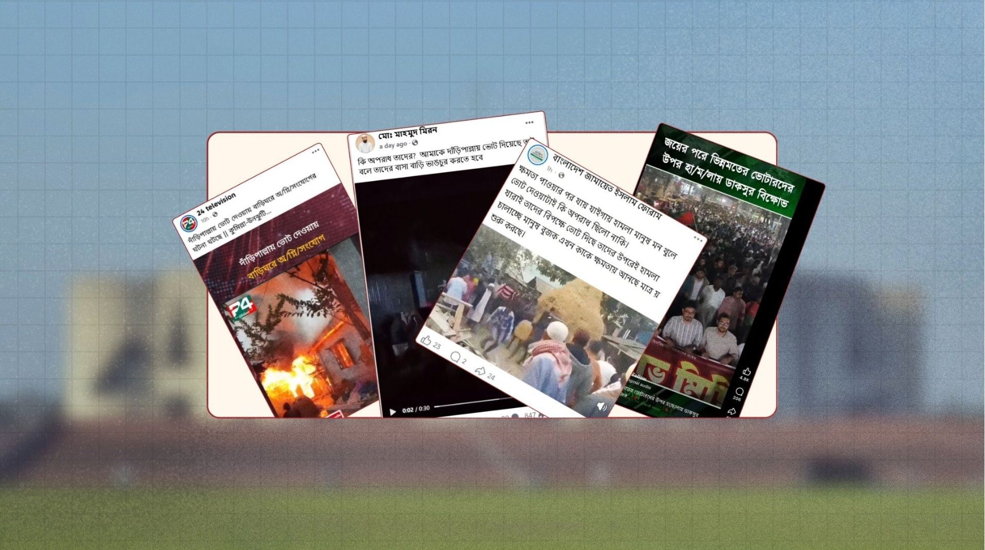 Online misinformation on post-poll violence in Bangladesh