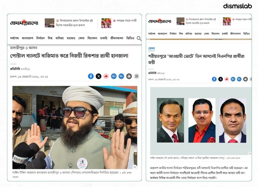 Viral photo misrepresents Pirzada Hanzala as Shariatpur MP handling drug peddlers factcheck