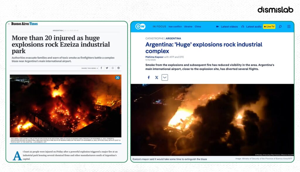 Fact-check: Viral video claiming an Iranian missile attack caused a chemical factory explosion in Tel Aviv actually shows a 2025 industrial explosion in Buenos Aires, Argentina.