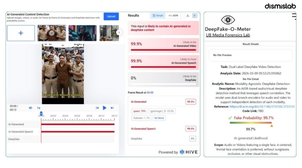 AI‑generated videos circulate claiming arrest of two Osman Hadi murder suspects in India