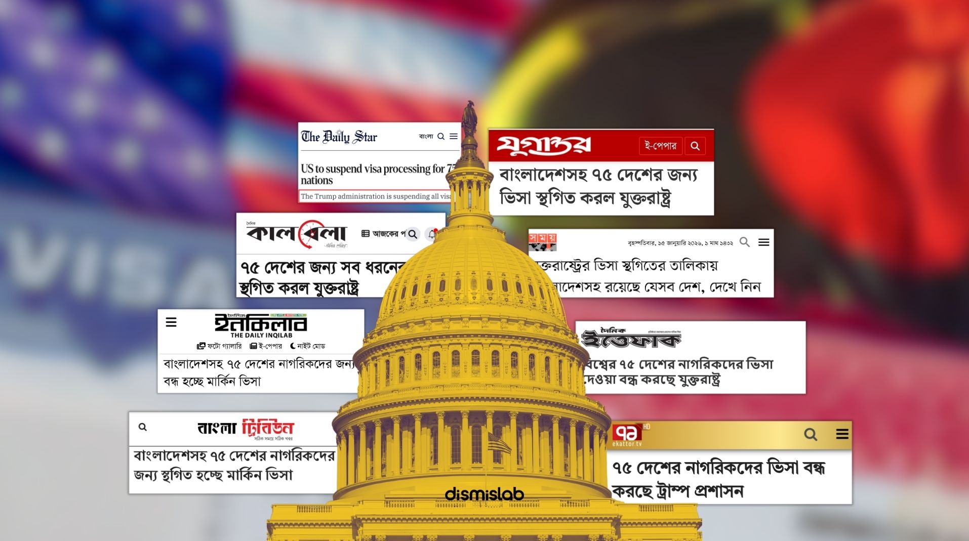 Dismislab factcheck Confusion over U.S. visas Errors by Fox News and Reuters, Bangladeshi media failed to verify