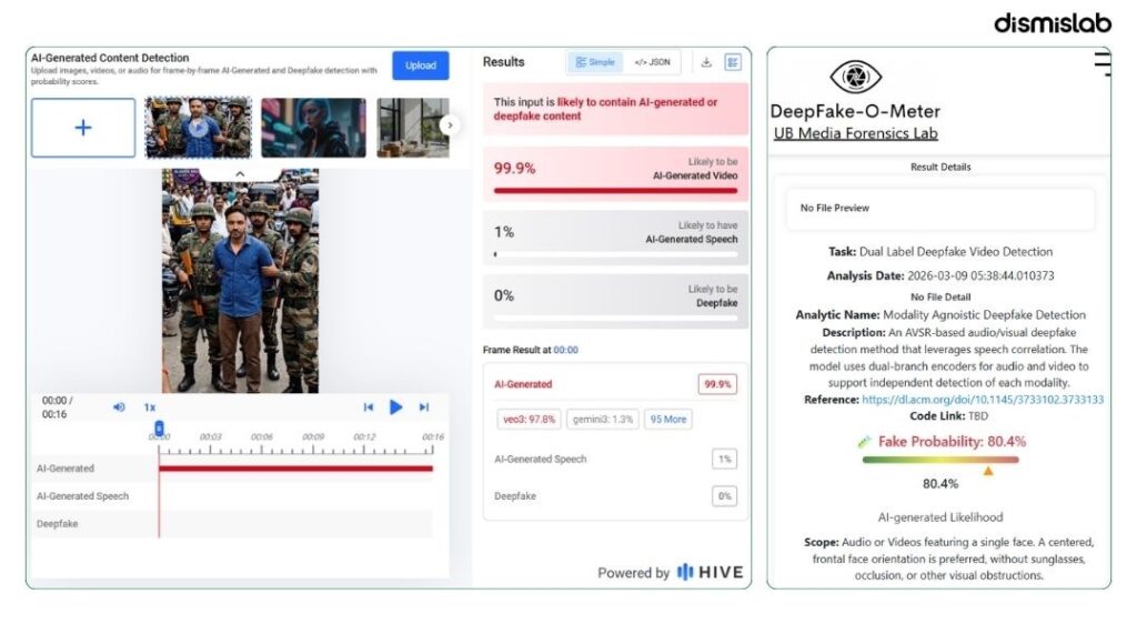 AI‑generated videos circulate claiming arrest of two Osman Hadi murder suspects in India