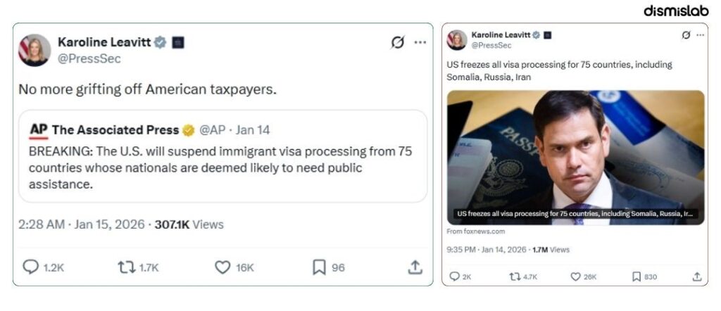 Dismislab factcheck Confusion over U.S. visas