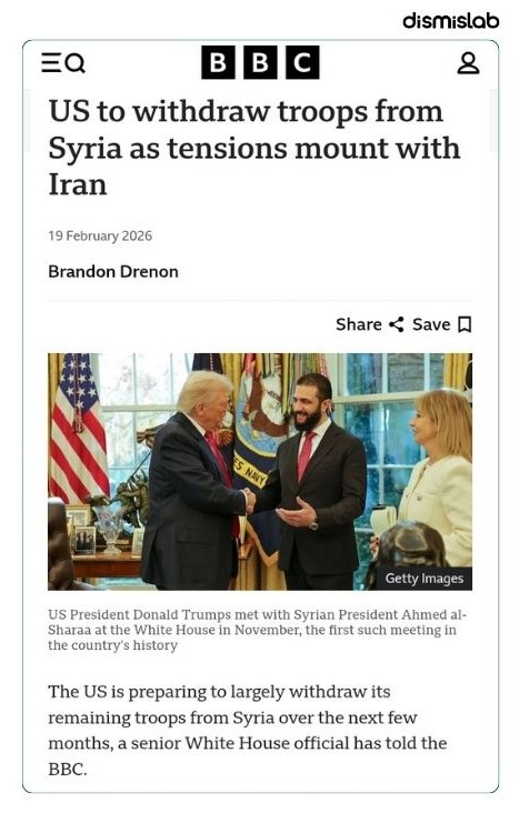 factcheck Factcheck Viral video claiming U.S. troop withdrawal from the Middle East is not recent