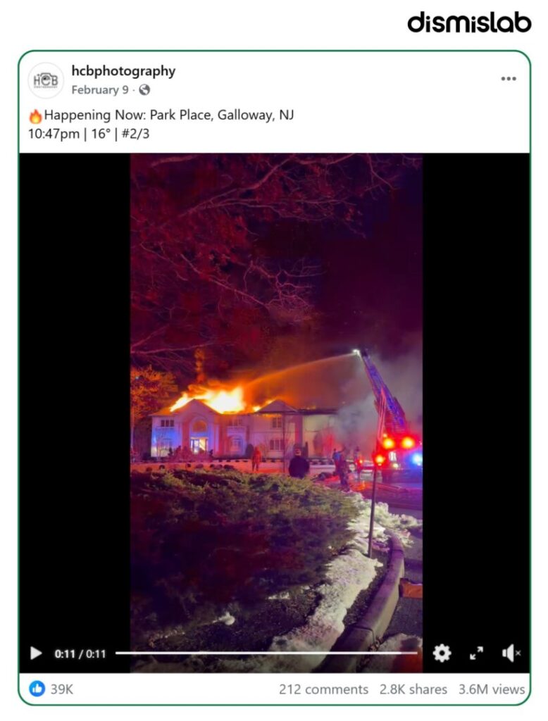 Fact-check: Viral video falsely claims Benjamin Netanyahu’s brother Iddo Netanyahu died in Iranian missile attack, but footage actually shows an old house fire in New Jersey, United States.