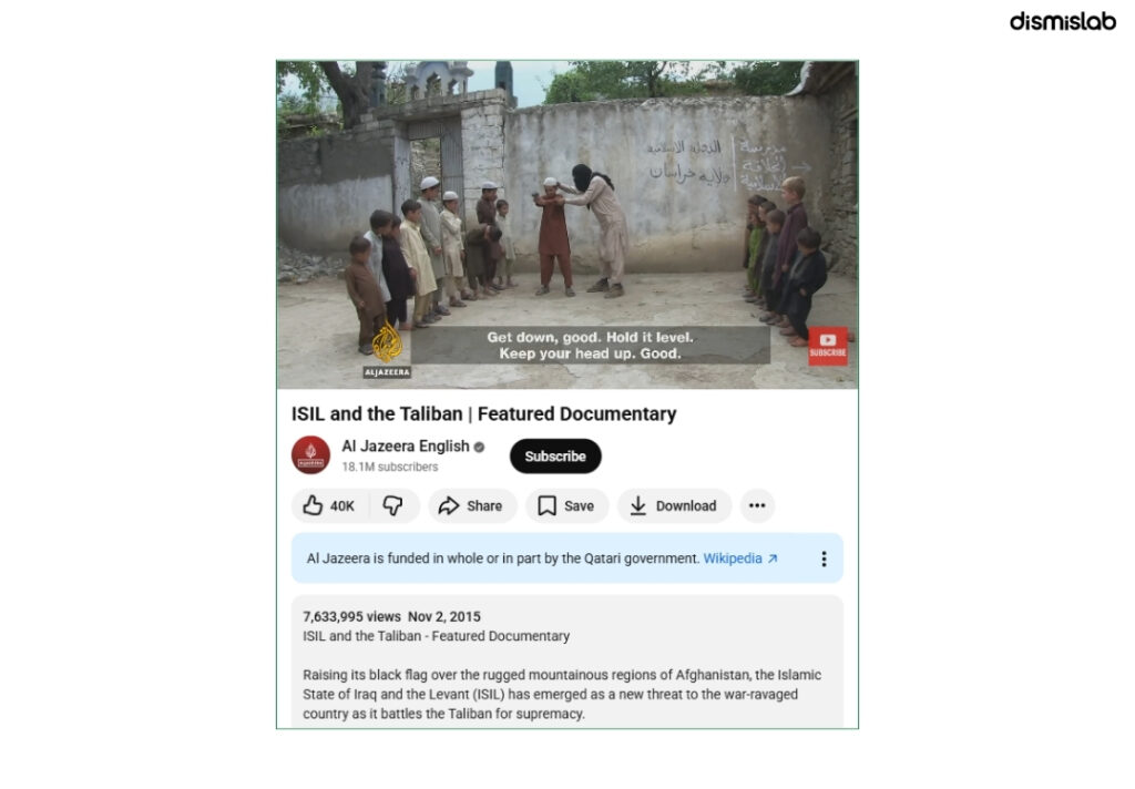 factcheck Afghanistan IS training footage falsely linked to Bangladeshi madrasa