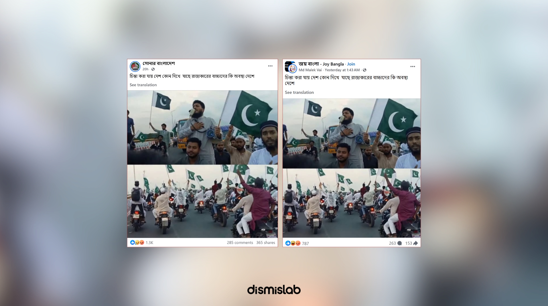 factcheck AI used to replace Kalima-inscribed flags with Pakistani flag in rally photo