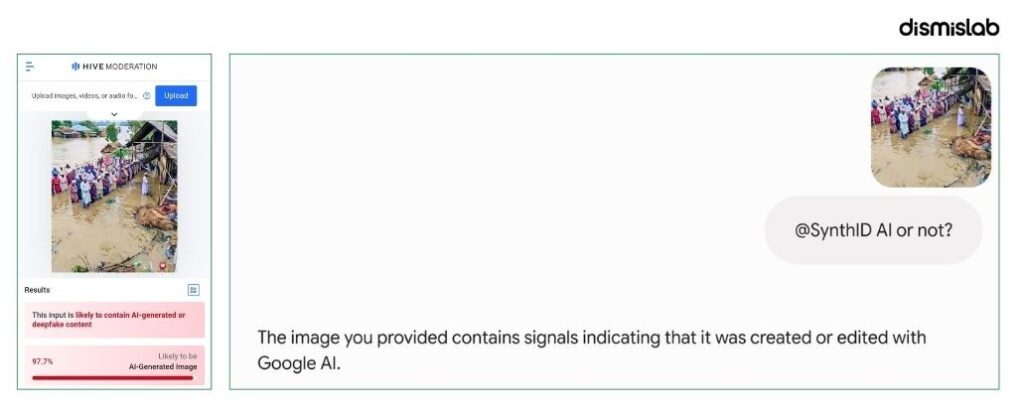 Factcheck Chattogram flood prayer AI