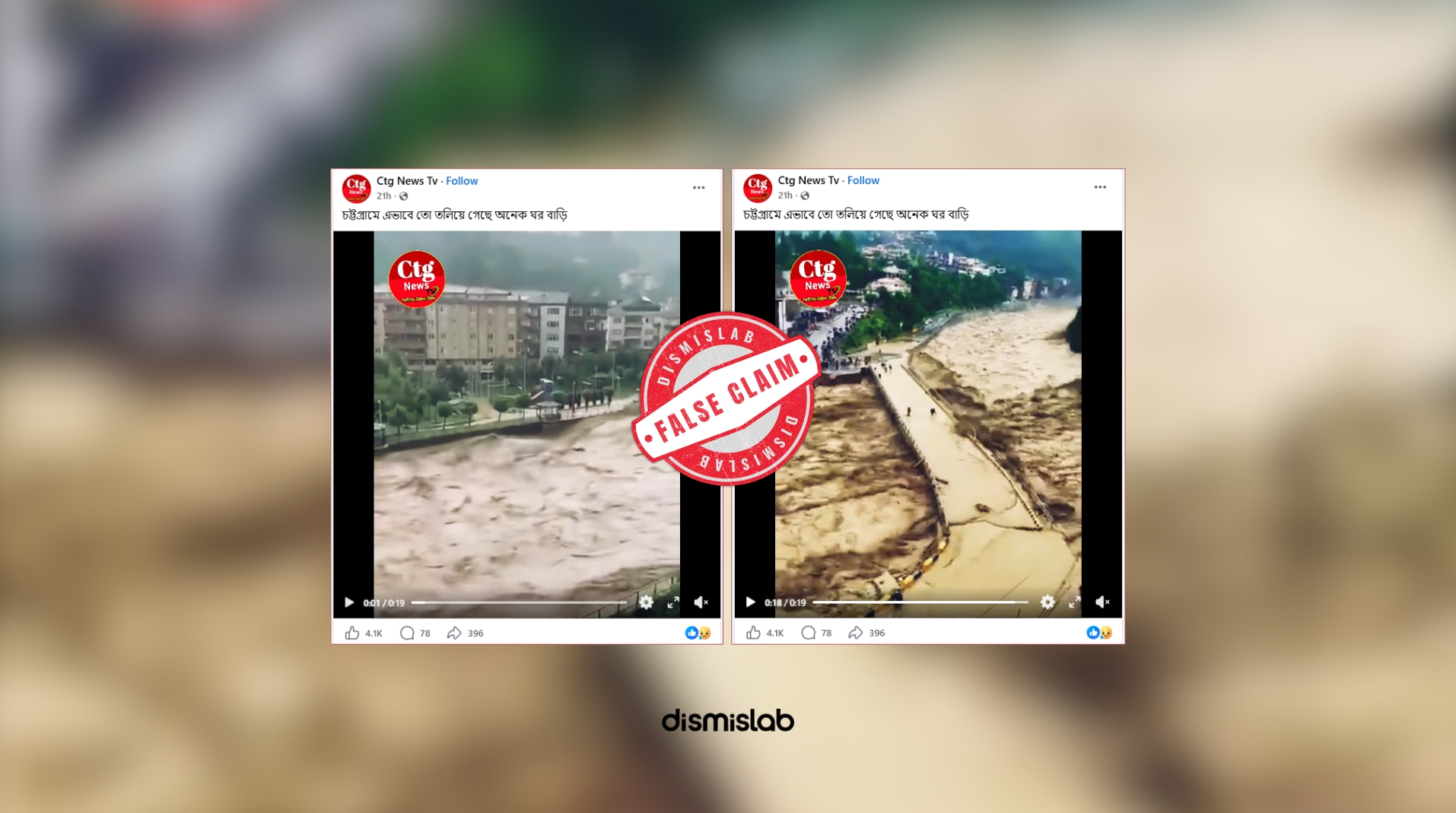 Old videos from Turkey and Pakistan shared as footage of Chattogram flooding
