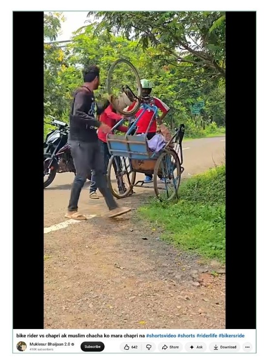 Factcheck, Old man torture india, scripted video